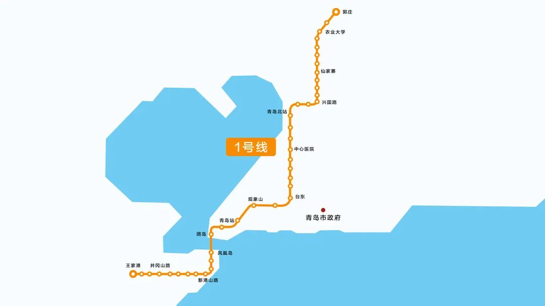 青岛地铁线路图1号线图片